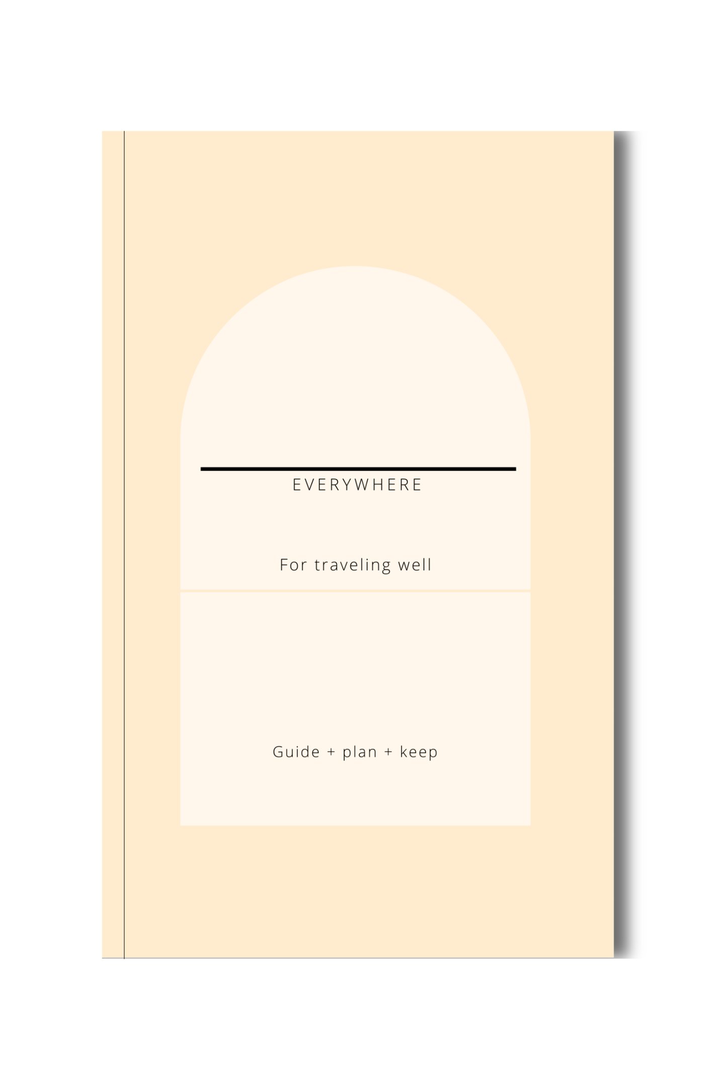 Custom Travel Planner for Road Trips, Vacations & Any Destination Book by Travwell