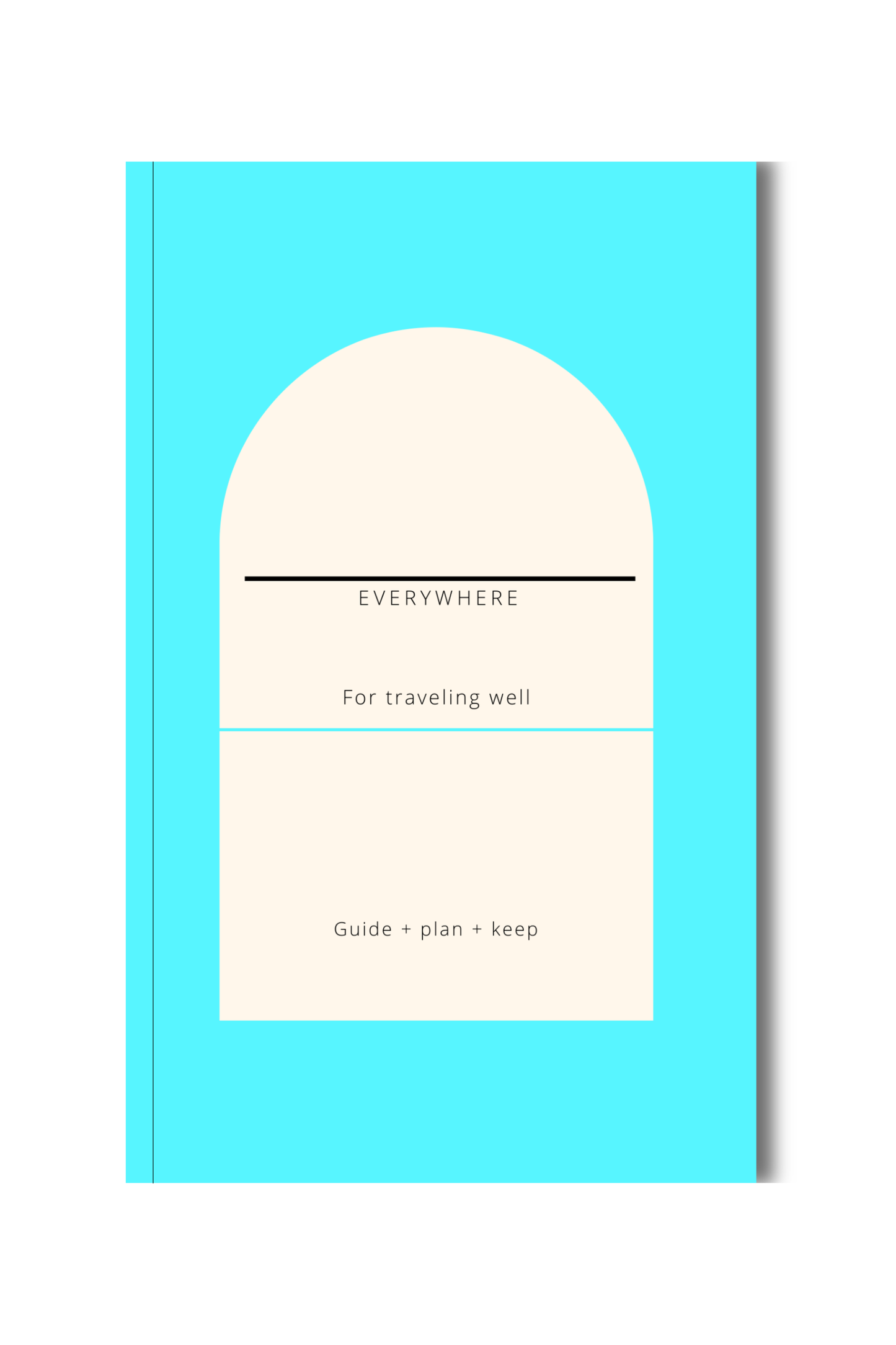 Custom Travel Planner for Road Trips, Vacations & Any Destination Book by Travwell