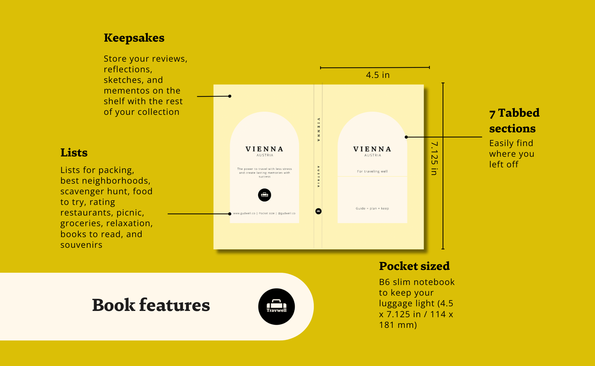 Vienna Travel Guide Book, an Elegant Trip Planner for Austria Book by Travwell