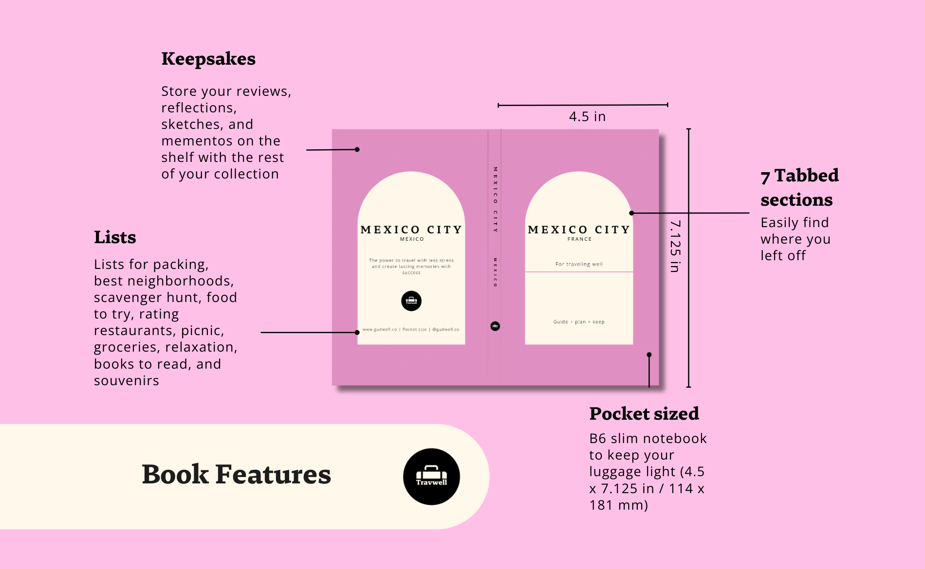 Mexico City Guidebook: Plan Your Adventure with Clarity Book by Travwell