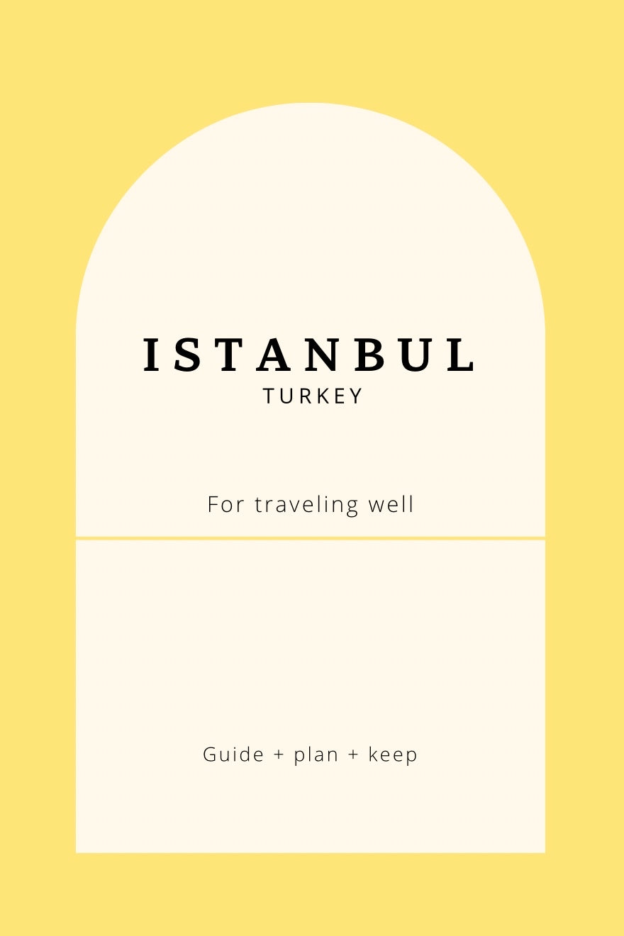 Istanbul Trip Planner, Where Layers of Culture Meet You Book by Travwell