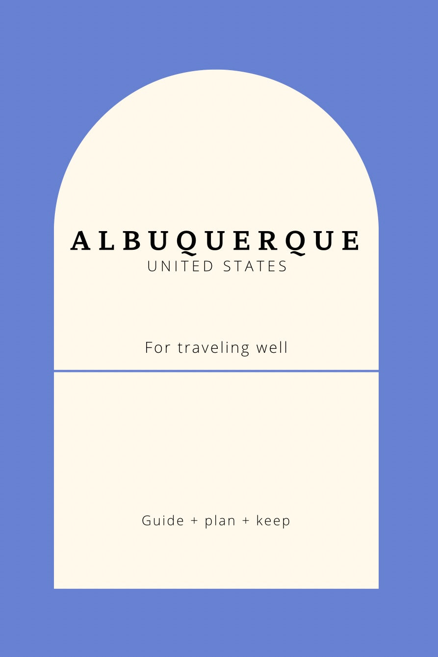 Albuquerque Visitor Guide & Travel Planner: Your New Mexico Companion Book by Travwell