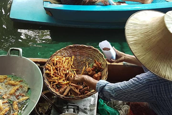 River market in Bangkok Thailand