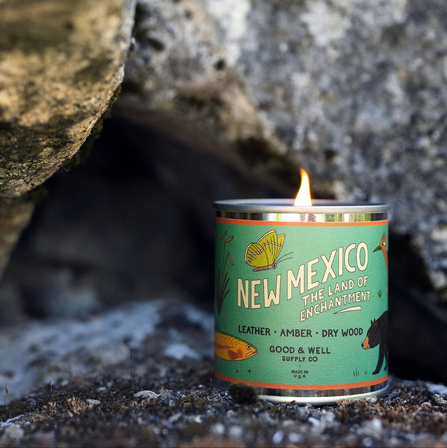 New Mexico State Candle Candles by Good & Well Supply Co.