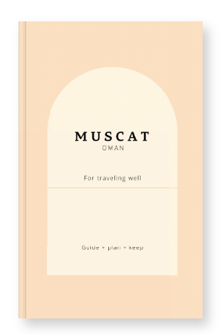 Muscat, Oman Travel Guidebook – 2025 Trip Planner & Journal Book by Travwell