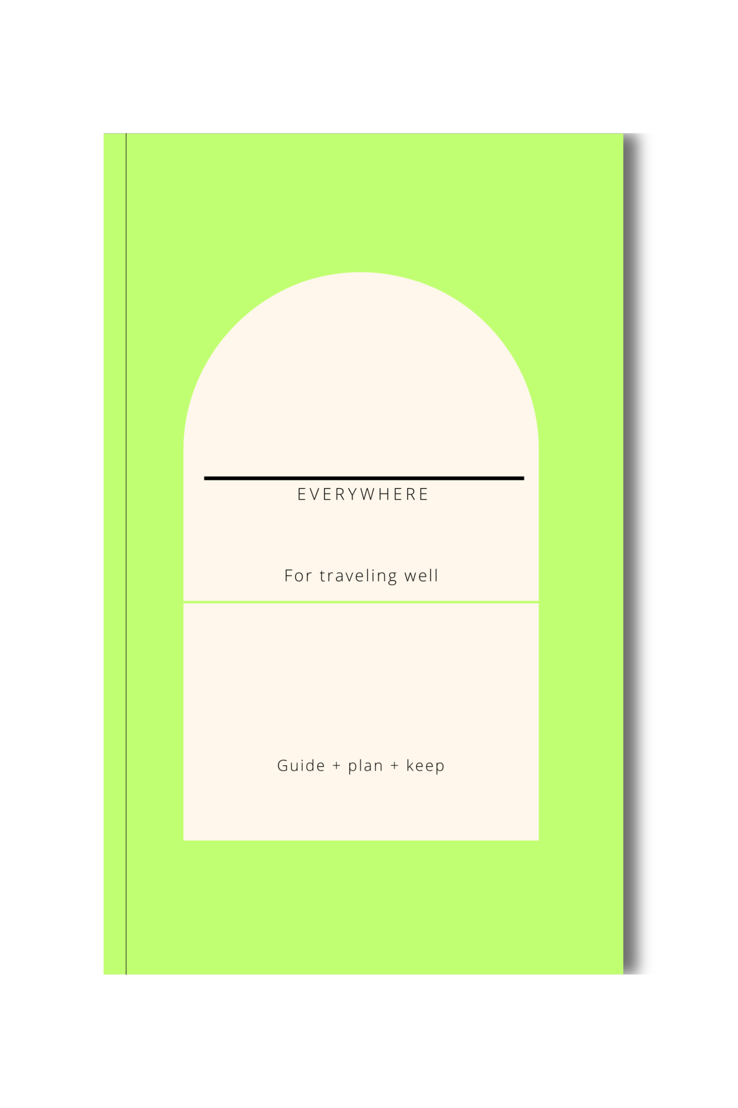 Custom Travel Planner for Road Trips, Vacations & Any Destination Book by Travwell