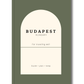 Budapest Trip Planner & Hungary Route Guide, Plan with Ease Book by Travwell
