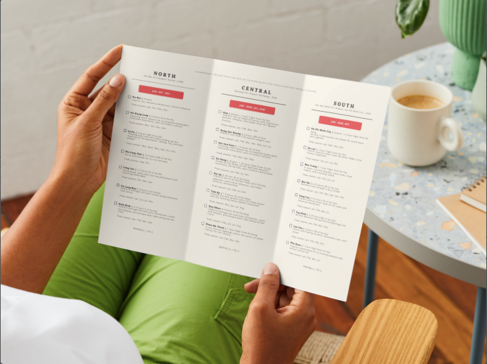 Vietnam Print Out Travel Planning Brochure | Sites, culture, hotel tips, regional cities List by Travwell