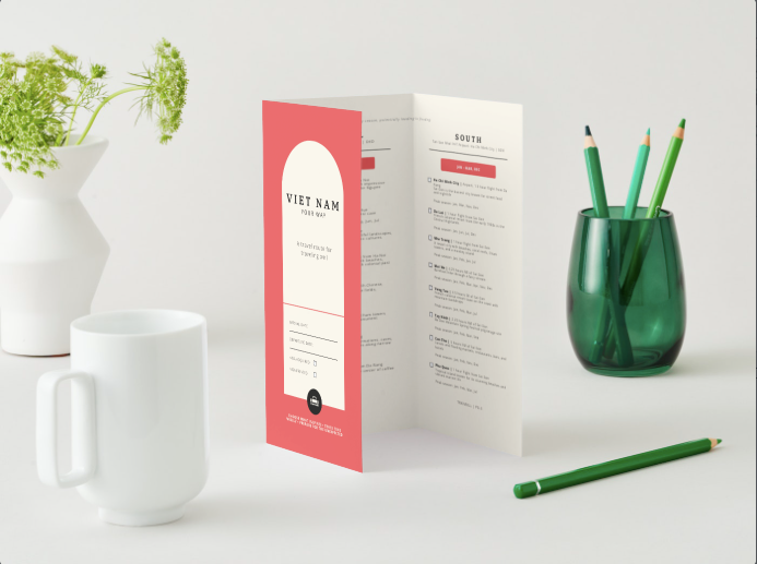 Vietnam Print Out Travel Planning Brochure | Sites, culture, hotel tips, regional cities List by Travwell