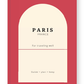 Paris Travel Planner to Design Your Trip with Calm & Clarity Book by Travwell