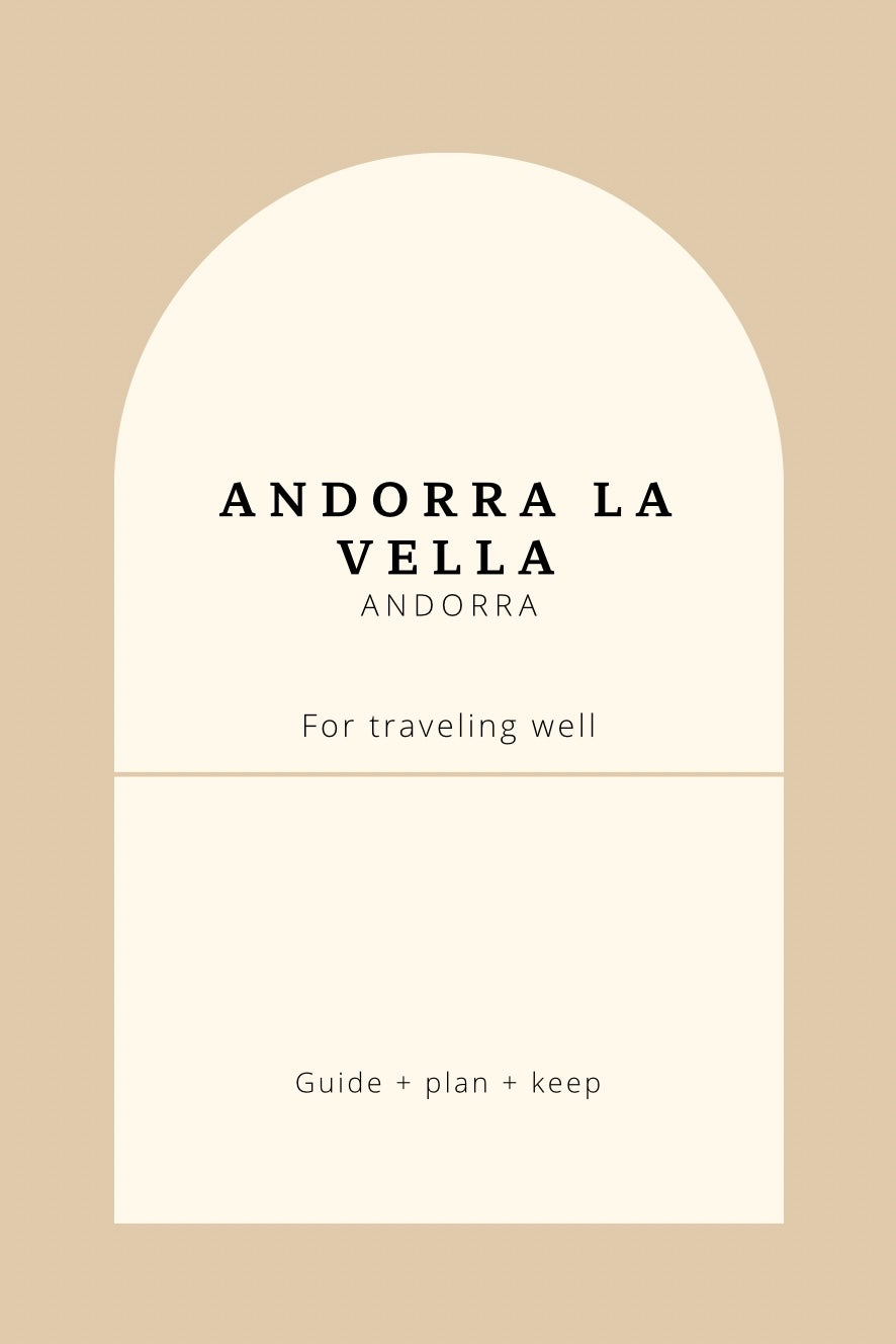 A Fine Trip Planner for Andorra: Enjoy Wellness Travel to the Pyrenees Book by Travwell
