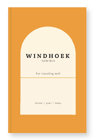 Namibia Tour Planner for Windhoek Stays & Safari Prep Book by Travwell