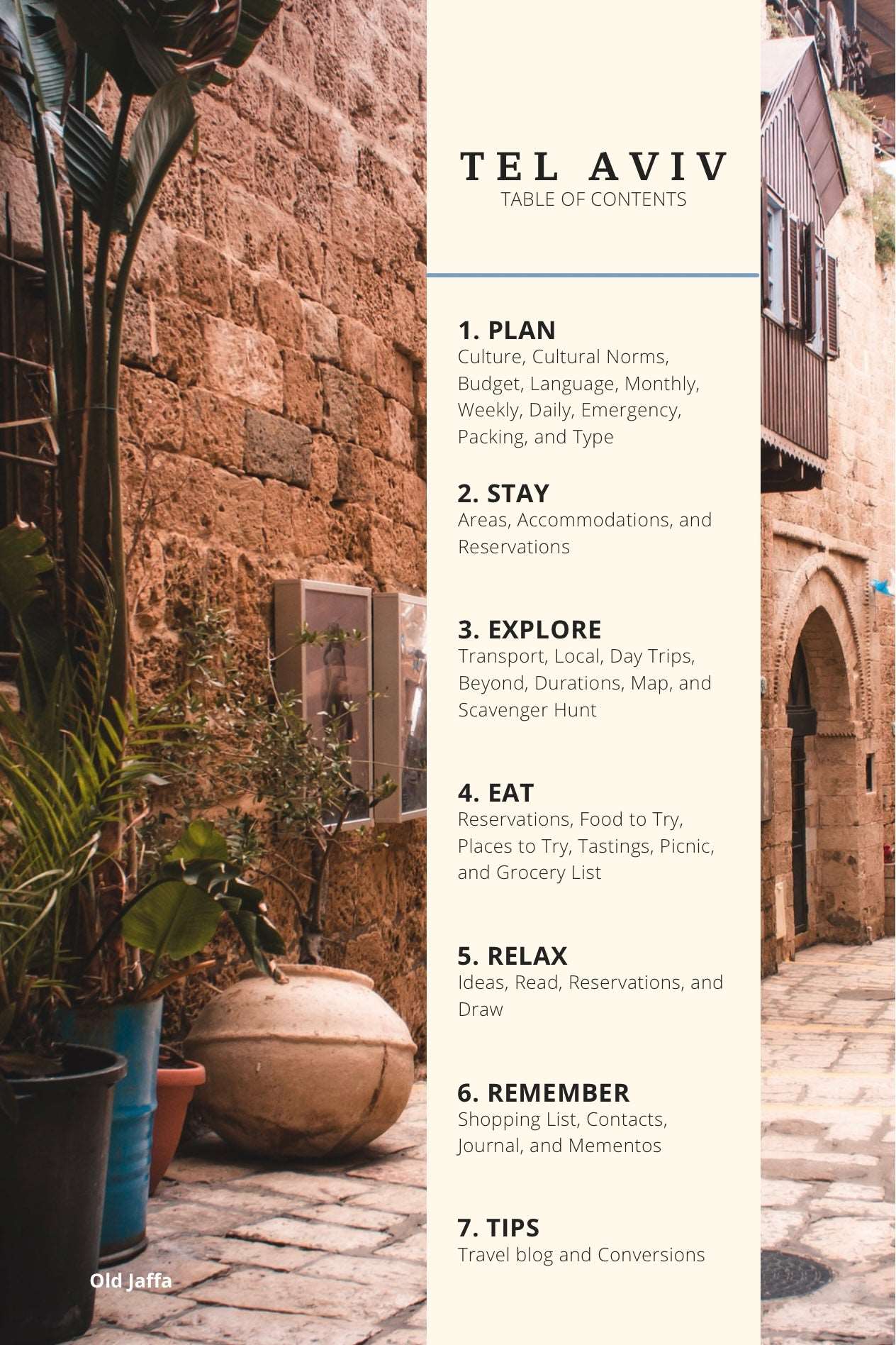 Tel Aviv Travel Planner: Itineraries, Tips & Local Finds Book by Travwell