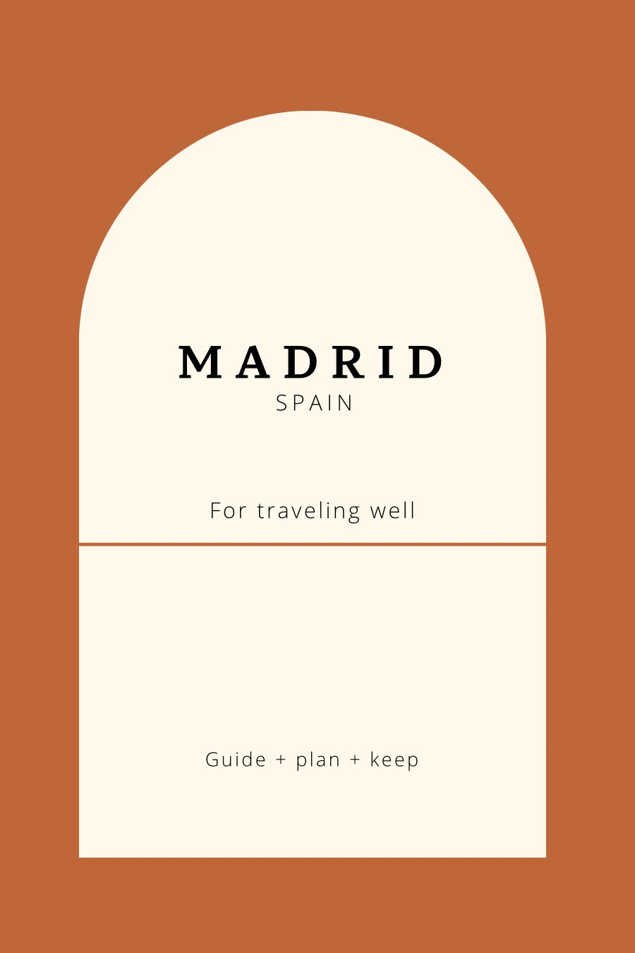 Madrid Travel Guide by Gudwell: Plan Your Trip to Spain Book by Travwell